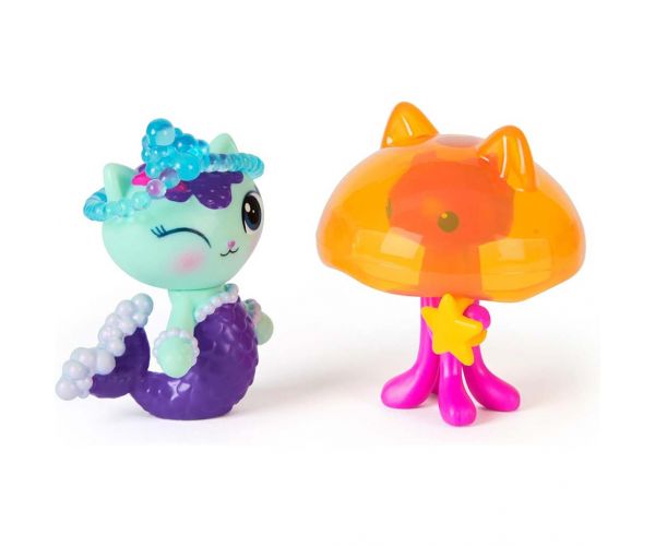 Gabi babaháza Mozi: 2-es figura csomag Aquaroom - MerCat és Kitty Jellyfish - Spin Master