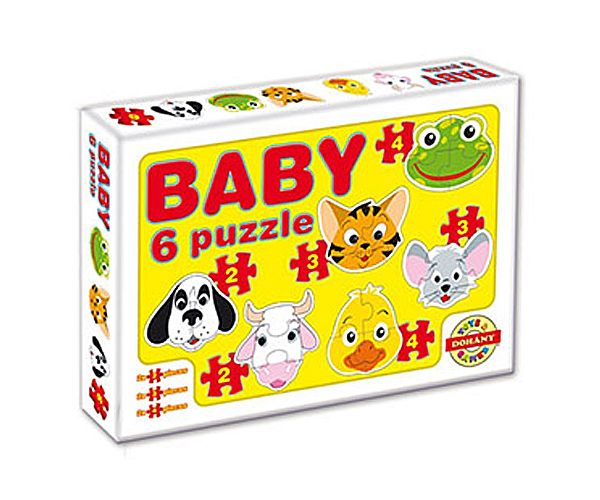 Baby Puzzle háziállatok - D-Toys
