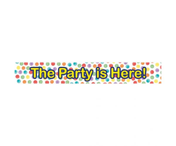 The Party is Here! banner – 3db-os szett
