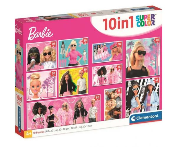 Barbie 10az1-ben puzzle szett - Clementoni