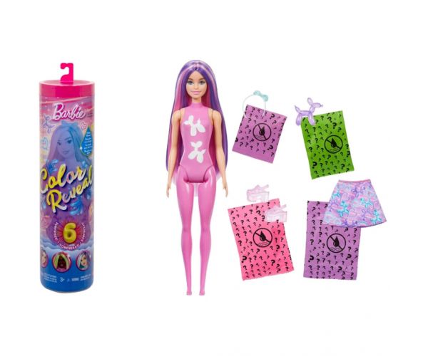 Barbie: Color reveal baba lufikutya meglepetés sorozat - Mattel