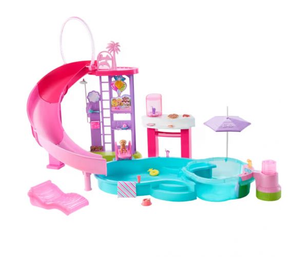 Barbie: Dream Pool medencés buli játékszett - Mattel