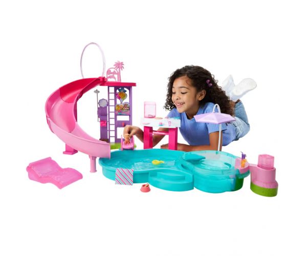Barbie: Dream Pool medencés buli játékszett - Mattel