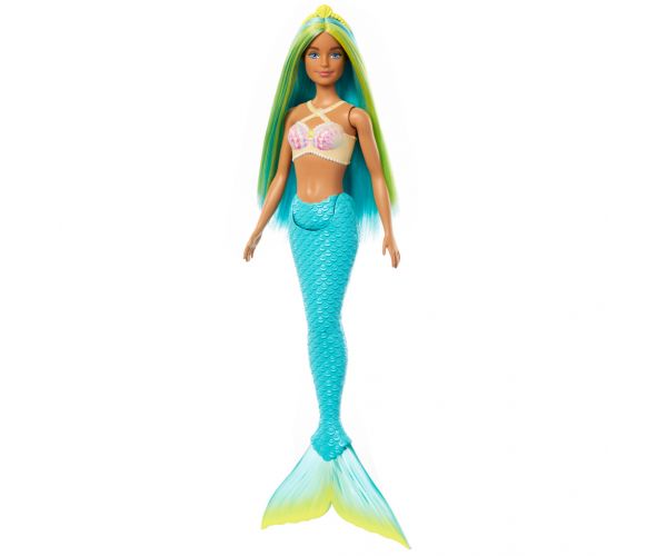 Barbie Dreamtopia: Sellő baba kék hajjal és uszonnyal - Mattel