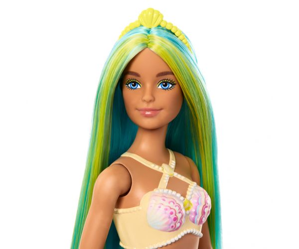 Barbie Dreamtopia: Sellő baba kék hajjal és uszonnyal - Mattel