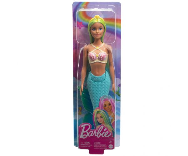 Barbie Dreamtopia: Sellő baba kék hajjal és uszonnyal - Mattel