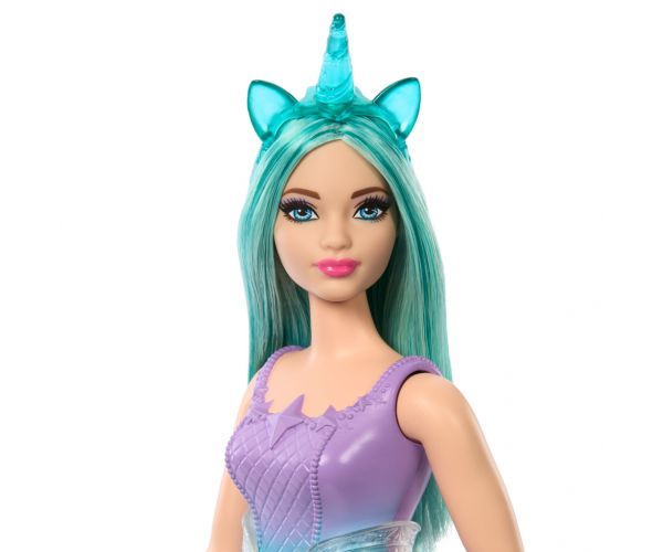 Barbie Dreamtopia: Unikornis baba kék-lila ruhában - Mattel