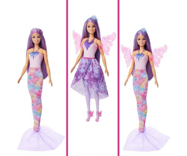 Barbie Dreamtopia Átváltozó hercegnő - Mattel