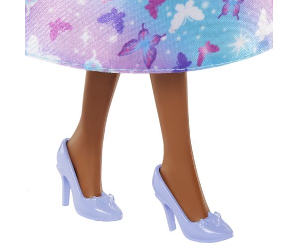 Barbie Dreamtopia: Hercegnő baba kék-lila pillangós ruhában - Mattel