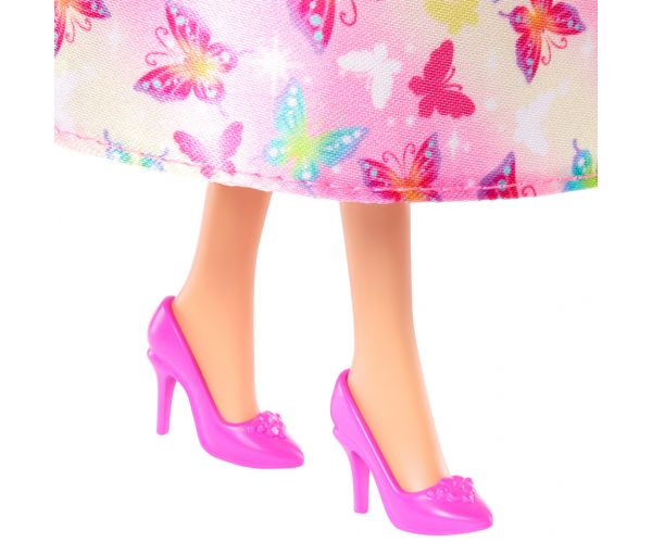 Barbie Dreamtopia: Hercegnő baba rózsaszín pillangós ruhában - Mattel