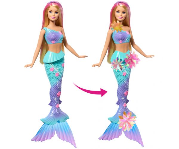 Barbie Dreamtopia: Virágvarázs sellő baba - Mattel