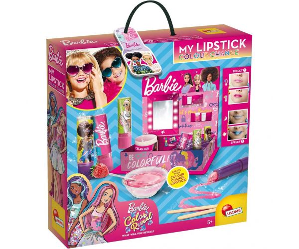 Barbie Színváltós Rúzs varázs szett - Lisciani