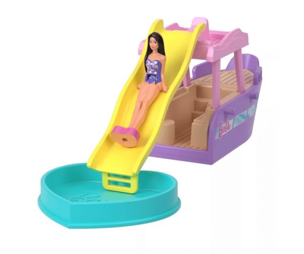 Barbie: Mini BarbieLand járművek - Álomhajó szett - Mattel