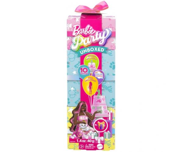 Barbie: Party Reveal Meglepetés szett - Mattel