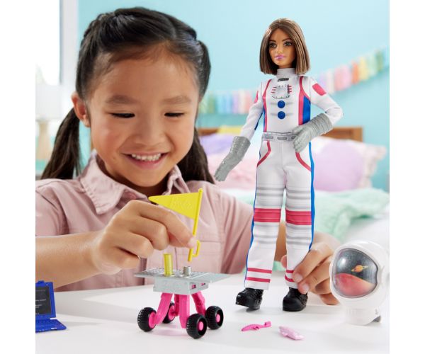 Barbie: 65. évfordulós karrier játékszett - Űrhajós baba kiegészítőkkel - Mattel