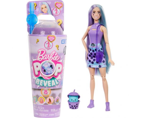 Barbie: Slime Reveal Bubi buli Lila baba - Mattel