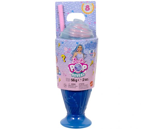 Barbie: Slime reveal illatos shaker - Kék - Mattel