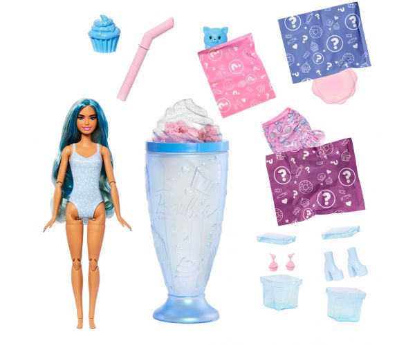 Barbie: Slime reveal illatos shaker - Kék - Mattel