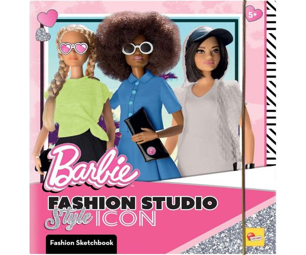Barbie Style Icon színező és öltöztető szett - Lisciani