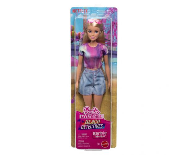 Barbie Rejtélyek: Tengerparti nyomozók Malibu baba - Mattel
