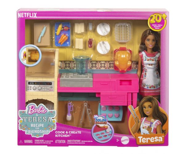 Barbie és Teresa: Álomkonyha játékszett - Mattel