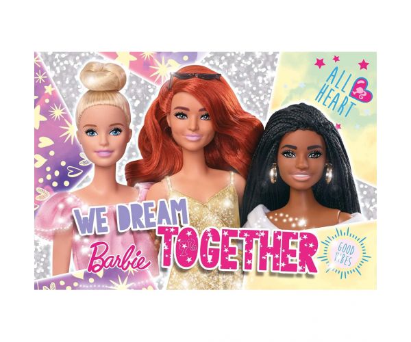Barbie barátnők 60db-os glitter puzzle 50x35cm - Lisciani