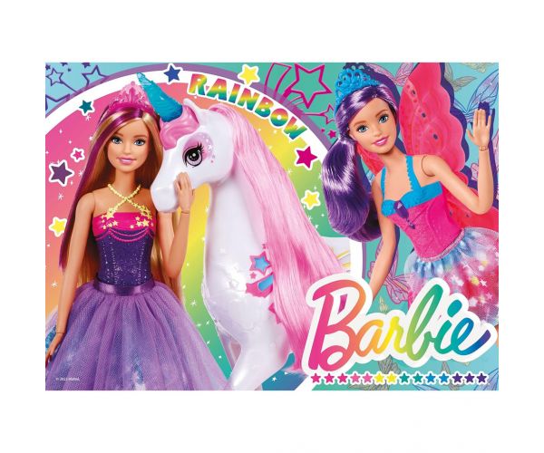 Barbie mágikus világa 4x48db-os maxi padló puzzle 35x25cm - Lisciani