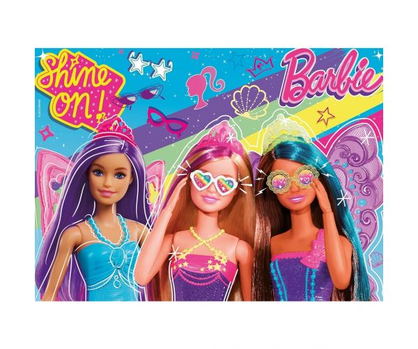 Barbie mágikus világa 4x48db-os maxi padló puzzle 35x25cm - Lisciani