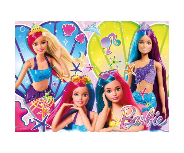 Barbie mágikus világa 4x48db-os maxi padló puzzle 35x25cm - Lisciani