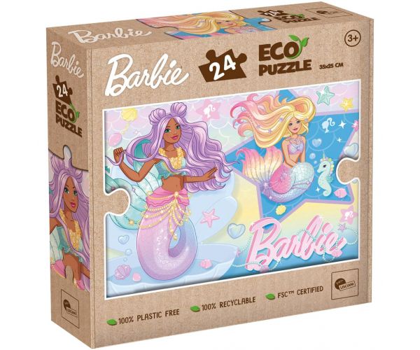 Barbie sellő barátnők 24db-os Eco mini puzzle 35x25cm - Lisciani