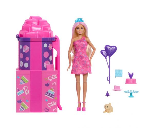 Barbie party reveal meglepetés szett csúszdával - Mattel