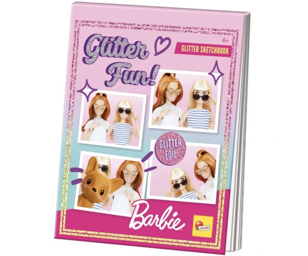 Barbie Csillámos rajzfüzet - Lisciani