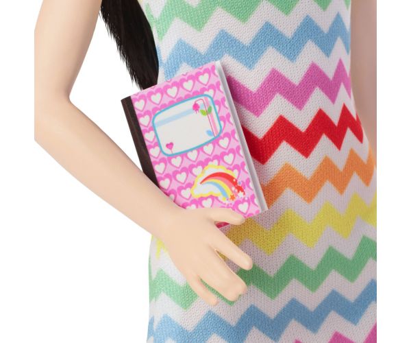 Barbie tanárnő karrierbaba játékszett szőke hajú kisgyerekkel - Mattel