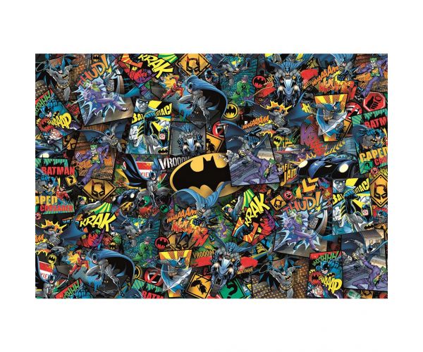 Batman 1000db-os lehetetlen puzzle 70x50cm - Clementoni