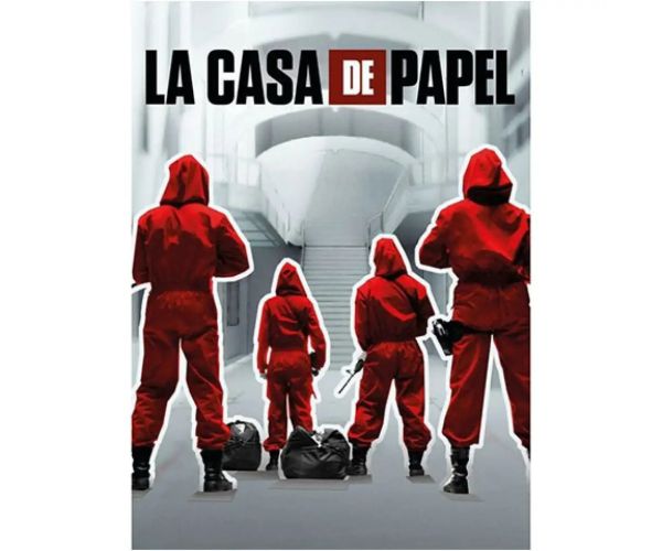 Money Heist: Červený overal 500 dielne puzzle - Clementoni