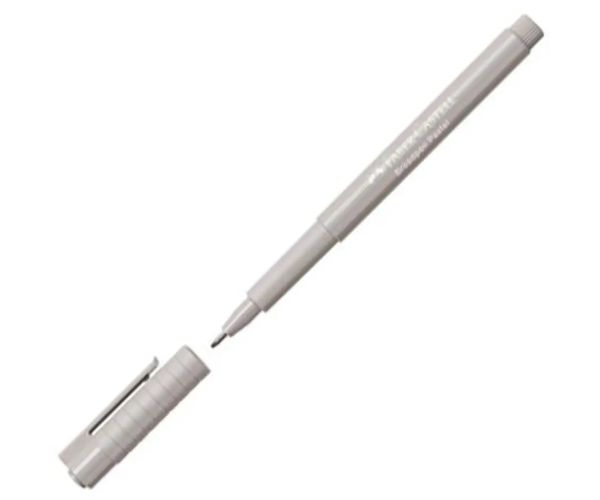 Faber-Castell: Broadpen 1554 sivý popisovač 0,8mm