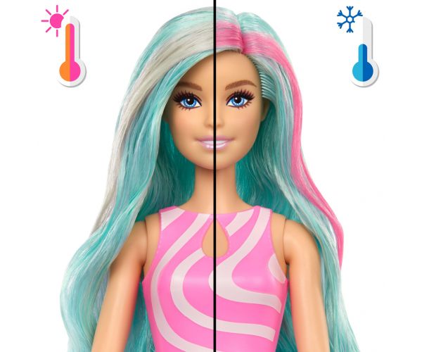 Barbie Reveal illatos Shaker sorozat türkiz hajú baba medúza figurával - Mattel