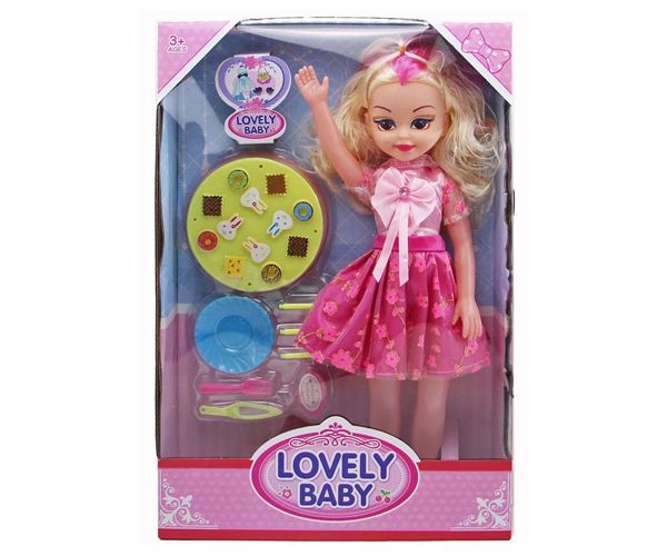 Lovely baba hanggal és konyhai felszereléssel 46cm-es