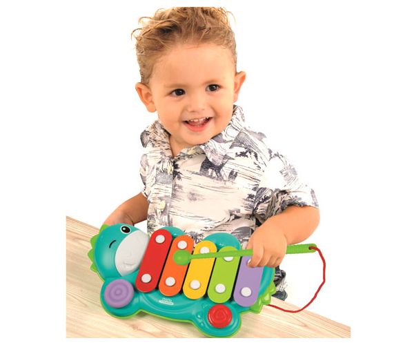 Baby dinoszauruszos színes xilofon - Clementoni
