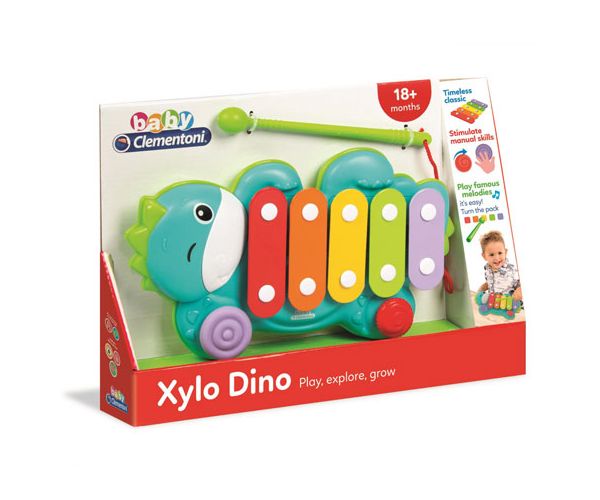 Baby dinoszauruszos színes xilofon - Clementoni