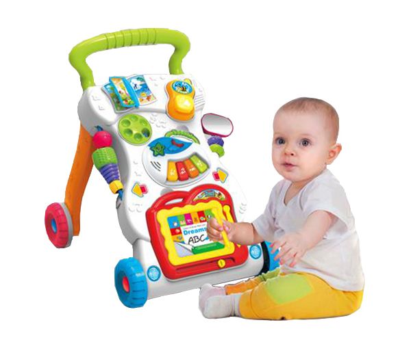 Baby készségfejlesztő és járássegítő játékszett fény és hang effektekkel