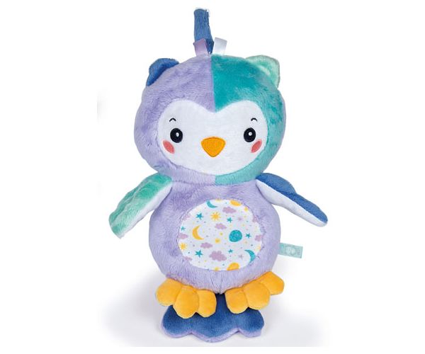 Baby bagoly plüss fénnyel - Clementoni