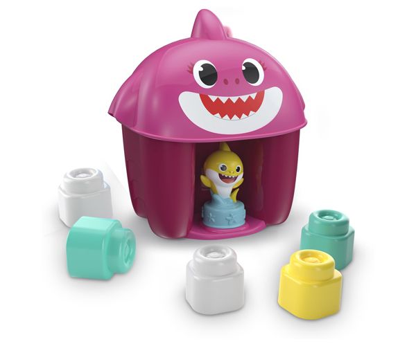 Baby Shark építőkocka szett figurával többféle változatban - Clementoni
