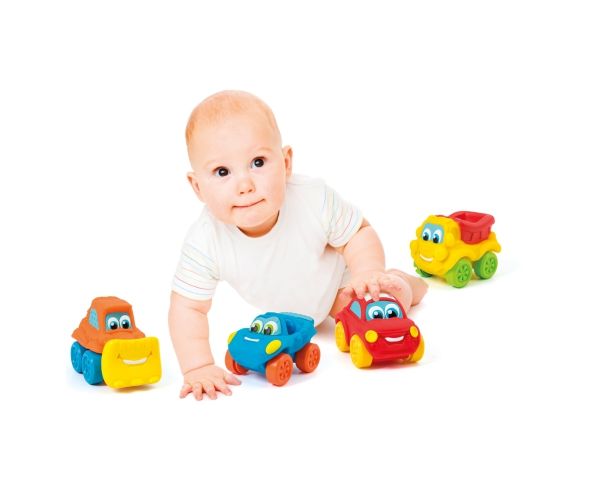 Baby Soft & Go Puha játékkocsik több változatban - Clementoni