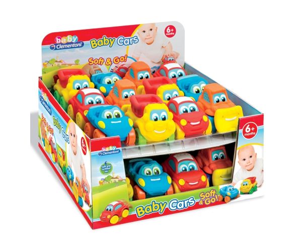 Baby Soft & Go Puha játékkocsik több változatban - Clementoni