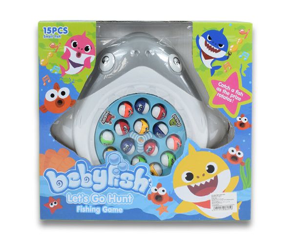 BabyFish: Cápás elektromos forgó horgászjáték hanggal