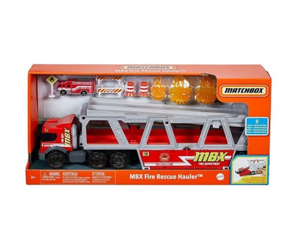 Matchbox hasičské nákladné auto s príslušenstvom - Mattel