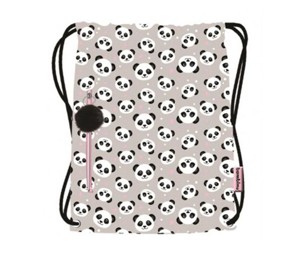 Bambino Pandás tornazsák, sportzsák 43x34cm