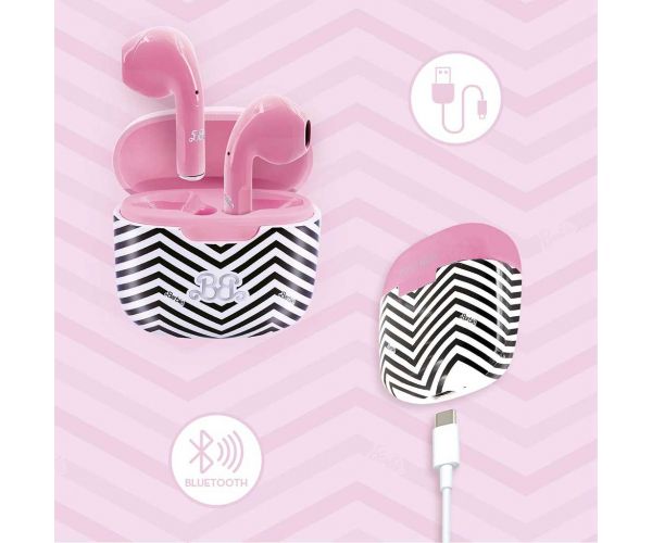 Barbie Vezeték nélküli Bluetooth-os rózsaszín fülhallgató - Lisciani