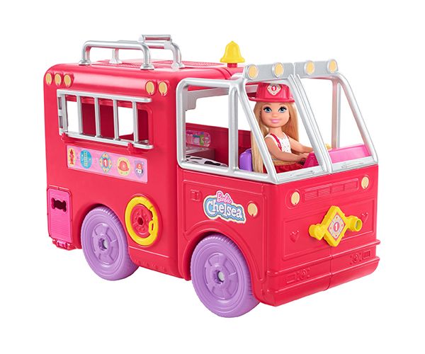 Barbie: Chelsea tűzoltóautó játékszett - Mattel